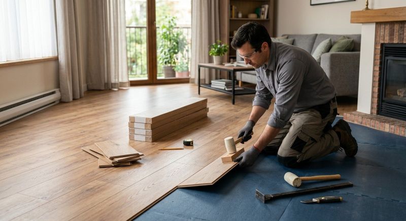 Laminate Floor Installation in Cedar Creek, TX