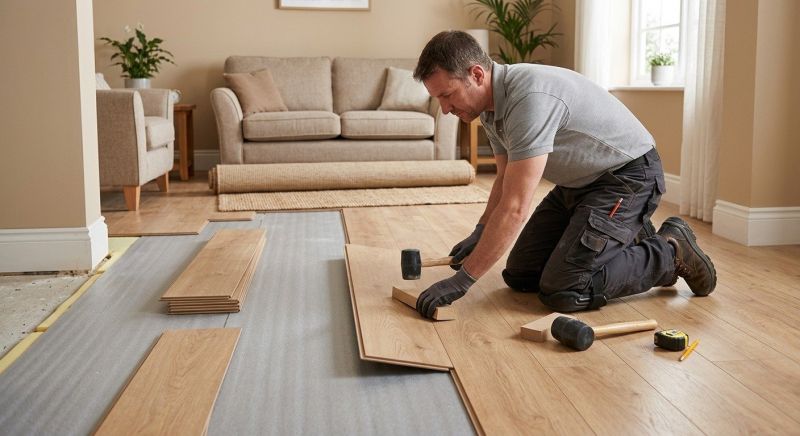 Laminate Floor Installation in Dime Box, TX
