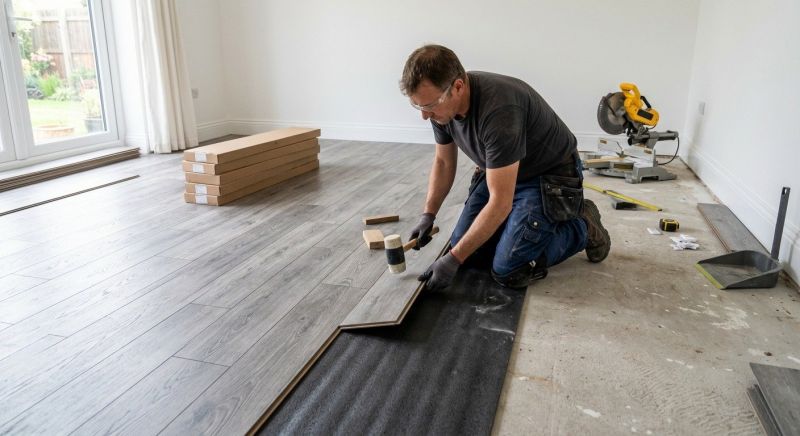 Laminate Floor Installation in Dime Box, TX