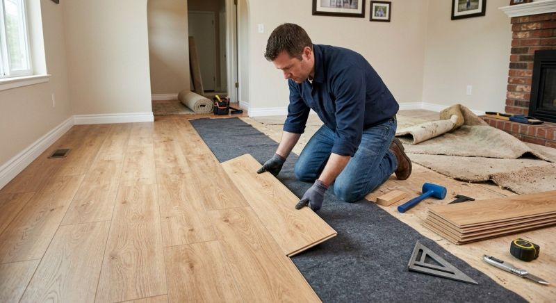 Laminate Floor Remodeling in Bastrop County, TX