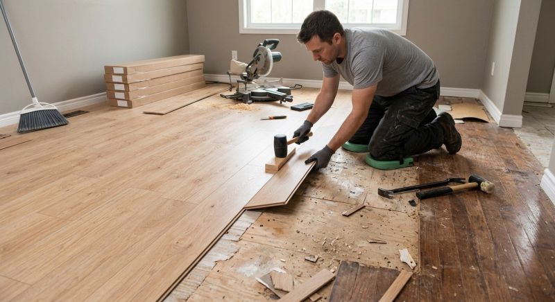 Laminate Floor Replacement in Cedar Creek, TX