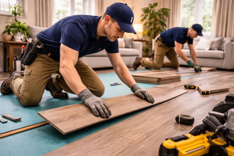 Laminate Floor Replacement in Dime Box, TX