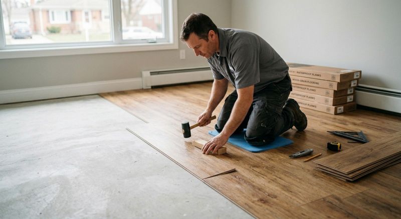 Linoleum Floor Installation in Elgin, TX