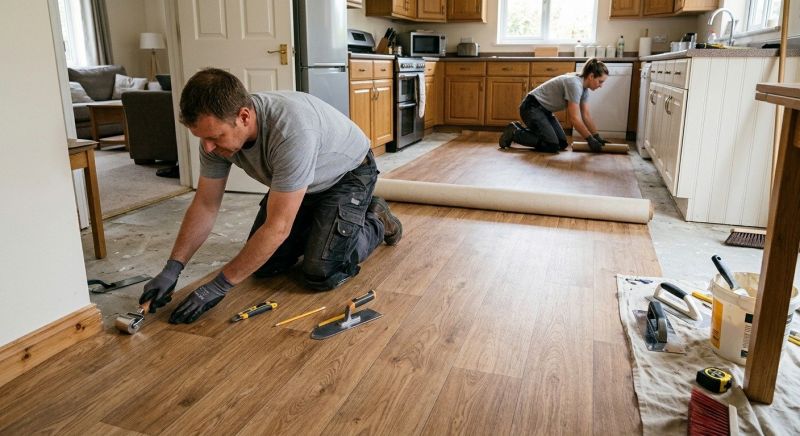 Linoleum Floor Installation in Bastrop County, TX