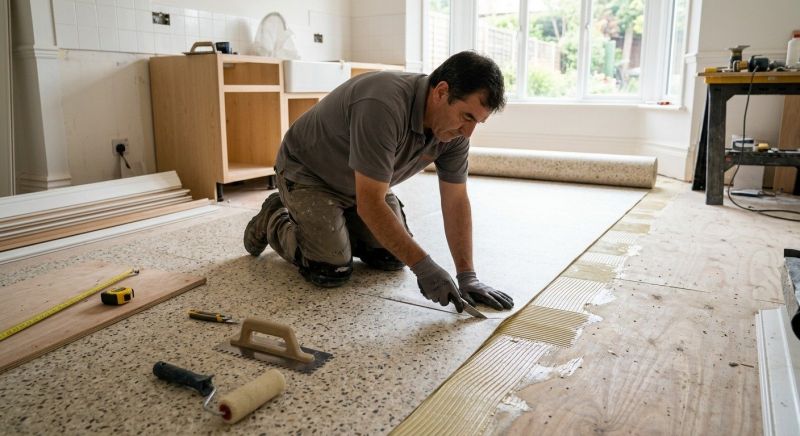 Linoleum Flooring Replacement in Bastrop County, TX