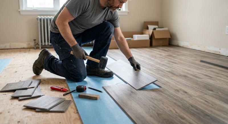 Linoleum Flooring Replacement in Bastrop County, TX