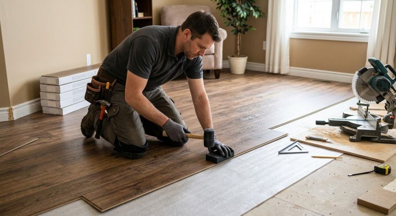 Plank Laminate Installation in Bastrop County, TX