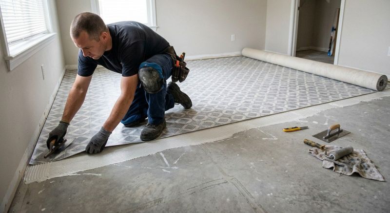 Sheet Flooring Installation in Del Valle, TX