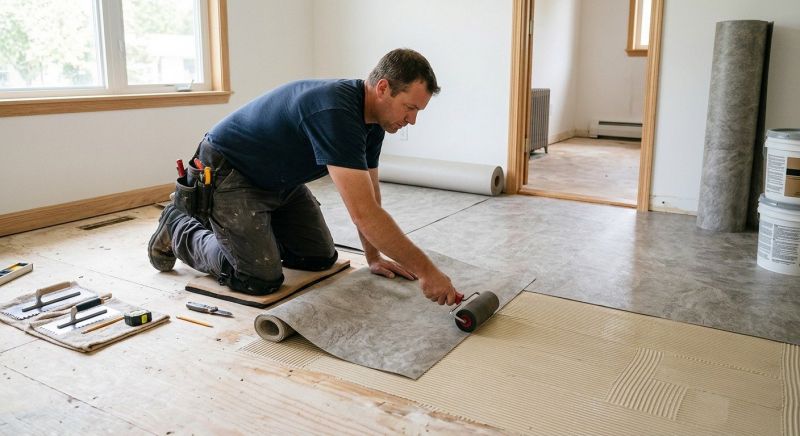 Sheet Vinyl Installation in Smithville, TX