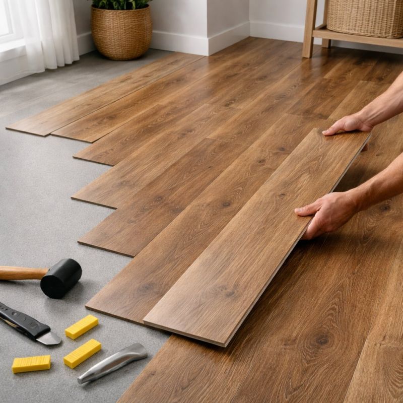 Vinyl Plank Floor Installation in Bastrop County, TX
