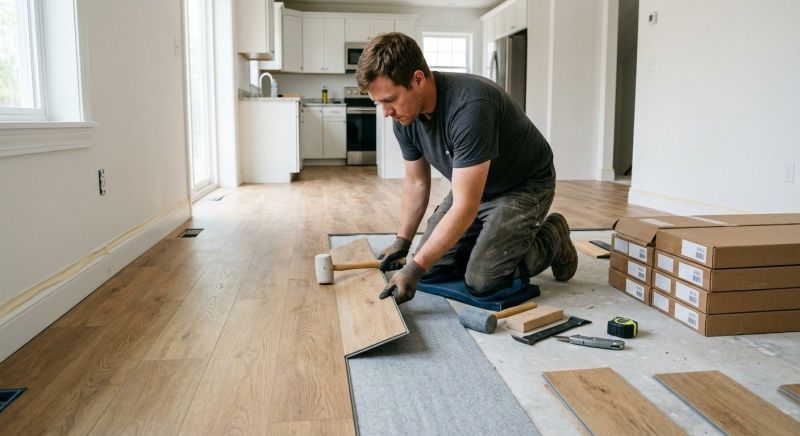 Vinyl Plank Floor Installation in Bastrop County, TX